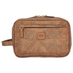 BRICS Kosmetiktasche X-Bag Wool Caramel hellbraun Damen