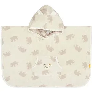 STEIFF Baby Badeponcho creme