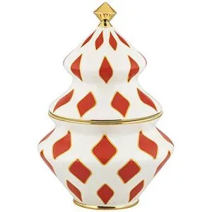 Alessi Weihnachts-Behälter 0,6l DELIGHT rot