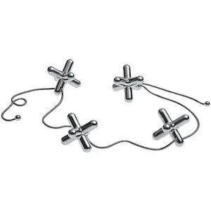Alessi Topfuntersetzer Tripod Edelstahl silber