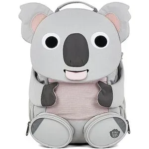 AFFENZAHN Kinder Rucksack Große Freunde - Koala grau