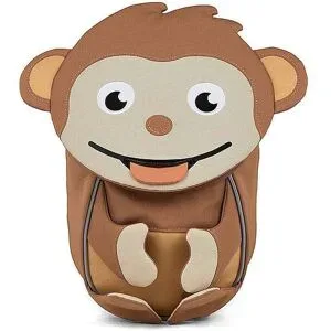 AFFENZAHN Kinder Rucksack Kleine Freunde - Affe braun baby