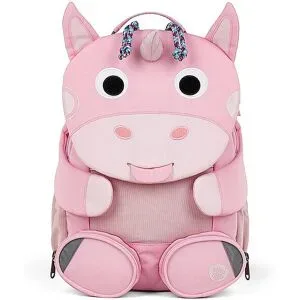 AFFENZAHN Kinder Rucksack Große Freunde - Einhorn rosa baby
