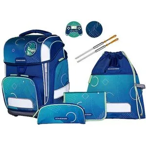 SCHNEIDERS Schultaschen Set Ergolite 9tlg Geo Motion