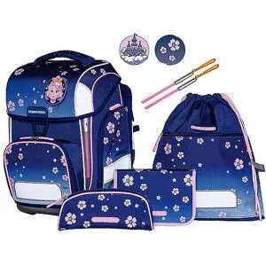 SCHNEIDERS Schultaschen Set Ergolite 9tlg Blue Bloom