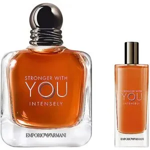 Giorgio Armani Geschenkset -  Stronger With You Intensely Set 100ml / 15ml Herren