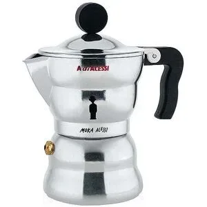 Espressomaschine Moka-Alessi  - Aluminium / 3 Tassen silber