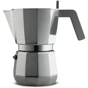 Alessi Espressomaschine Moka (9 Tassen) silber