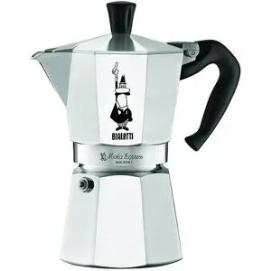 Bialetti Espressokocher Moka 12 Tassen silber baby