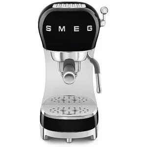 SMEG Espresso-Kaffeemaschine 50s Retro Style Schwarz ECF02BLEU schwarz