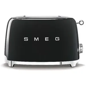 SMEG 2 Schlitz Toaster 50?s Retro Style Schwarz TSF01BLEU schwarz