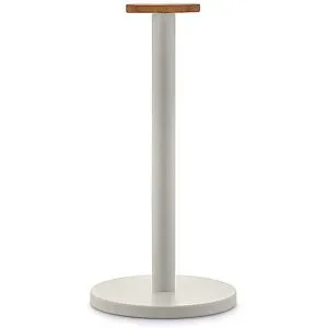 Alessi Rollenhalter Mattina 33cm Warmgrau/Bambus hellgrau