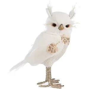 GOODWILL Dekofigur Owl 27cm Weiss weiss