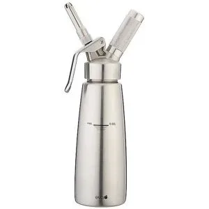 EVA Sahne - Siphon Gerät 0,5l Edelstahl  silber