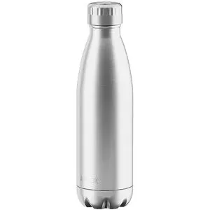 FLSK Isolierflasche - Thermosflasche 0,5l Edelstahl Stainless silber