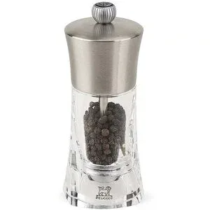 PEUGEOT Pfeffermühle Ouessant 14cm (Acryl/Edelstahl) silber