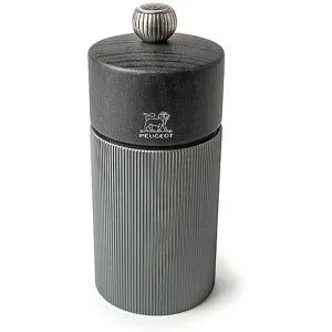 PEUGEOT Manuelle Salzmühle Line 12cm Carbon/Holz grau
