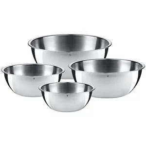 WMF Schüssel Set GOURMET 4-tlg. Cromargan silber baby