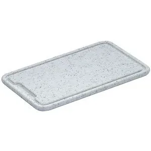 ZASSENHAUS Tranchierbrett Kunststoff  Profi 36x23cm grau baby