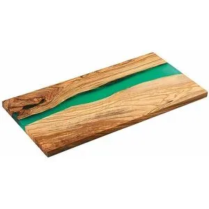 ZASSENHAUS Servierbrett Olive 45x22cm Braun/Gruen braun