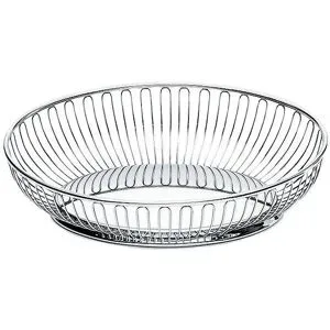 Alessi Drahtkorb oval 28cm silber