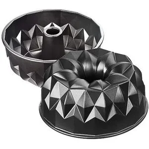 Kaiser Guglhupfform geometrisch 25cm  Antihaft schwarz
