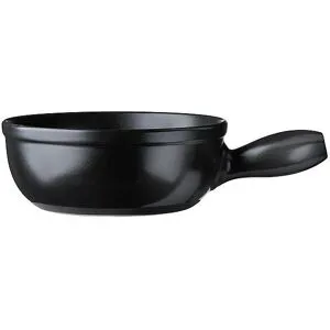 SPRING Käsefondue-Caquelon ECO 24cm/2L Schwarz schwarz