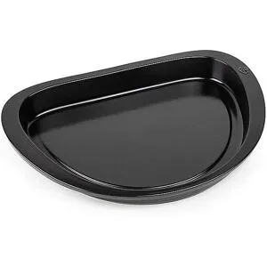 PEUGEOT Auflaufform PLANCHA halbrund 43cm Keramik Schwarz schwarz