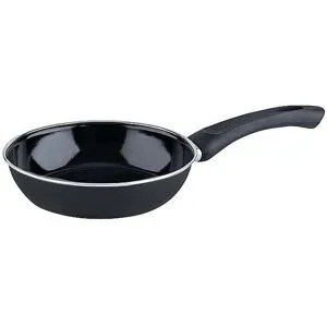 RIESS Emaille Gourmetpfanne 20cm schwarz   schwarz