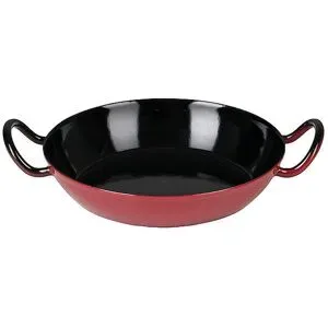 RIESS Schlemmerpfanne 24cm Color Rot dunkelrot