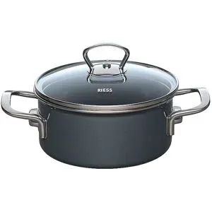 RIESS Kochtopf 16cm /1l NOUVELLE PUR Dark Grey grau