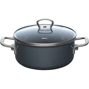RIESS Kochtopf 20cm /2l NOUVELLE PUR Dark Grey grau baby