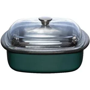RIESS Dampfgarer mit Glasdeckel und Gareinsatz 3tlg. TEAL Blaugruen petrol