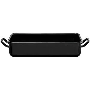 RIESS Mini Back- und Servierform 23x15x5cm/1l Schwarzemaille schwarz