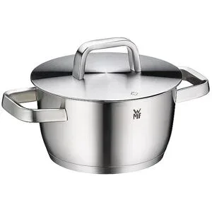 WMF Iconic Fleischtopf mit Deckel 18cm Cromargan silber