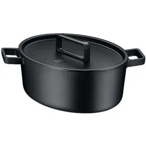 WMF Bräter Oval FLAVOUR 33x26cm Guss/Schwarz schwarz