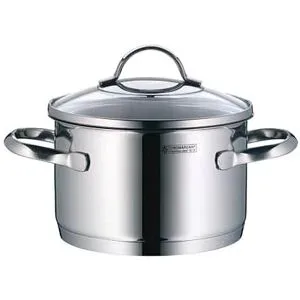 WMF Kochtopf Provence Plus Bratentopf mit Deckel 16cm/1,9l silber baby