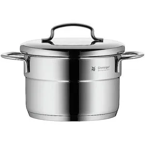 WMF Mini Fleischtopf mit Deckel 14cm Cromagan silber
