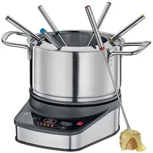SPRING Fondue-Garnitur Professional 18cm silber