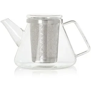 ADHOC Teekanne Fusion 1L Glas/Edelstahl baby