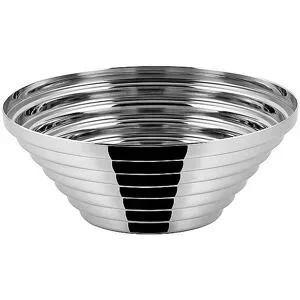 Alessi Schale rund MAYA 20cm Edelstahl silber