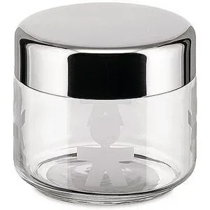 Alessi Dose GIROTONDO 0,50L Edelstahl silber baby