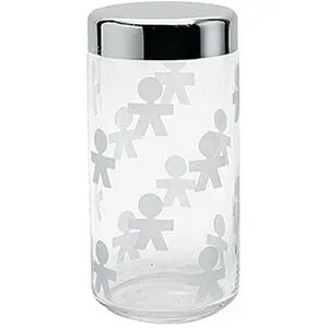 Alessi Dose Girotondo 1,5l silber