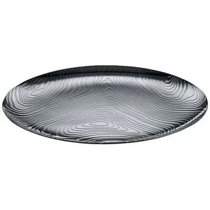 Alessi Tablett Veneer 42cm Edelstahl silber