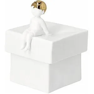 RAEDER Dose JUNGE  9,5x8x12cm weiss baby
