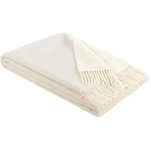 BIEDERLACK Kaschmirplaid 130x170cm Marmor Stone creme baby