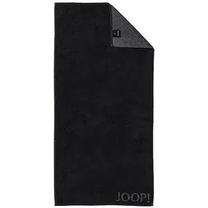 JOOP! Duschtuch Doubleface 80x150cm (Schwarz) schwarz