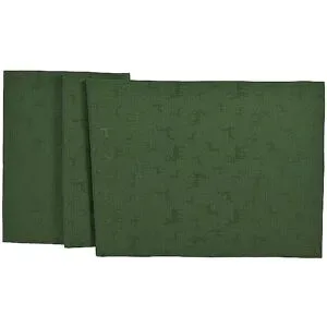 SANDER Weihnachts Tischläufer 50x140cm  NOVA LOFT JACQUARD Fir dunkelgrün