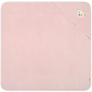 STEIFF Badetuch mit Kapuze  rosa baby