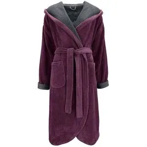 Vossen Damen Bademantel CARMEN Elderberry/Graphit  beere   L Damen